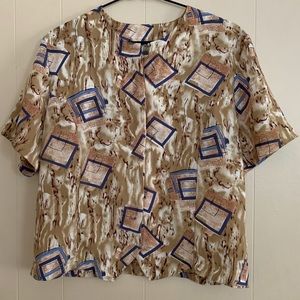 Bora Bora | Vintage Button Down Blouse